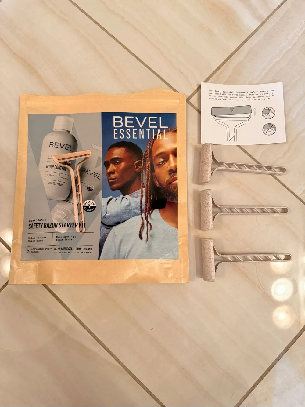 Bevel razors only